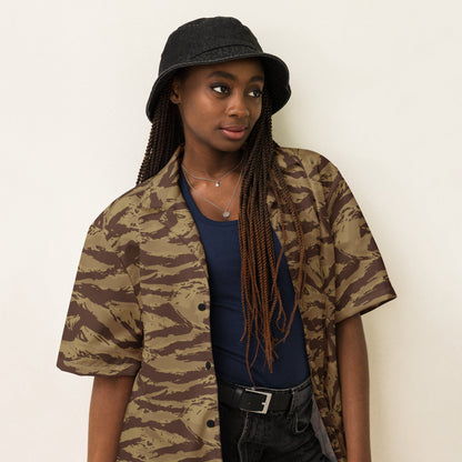 Greek Lizard Desert CAMO Unisex button shirt - Button Shirts