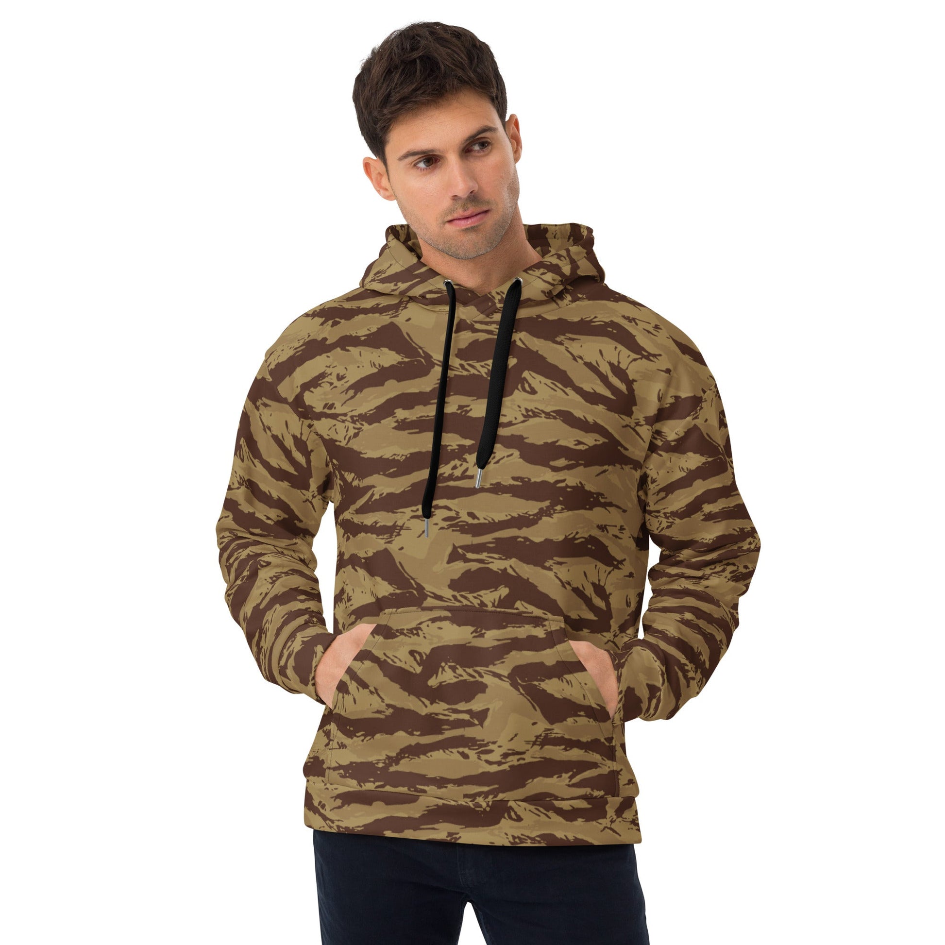 Greek Lizard Desert CAMO Unisex Hoodie - 2XS