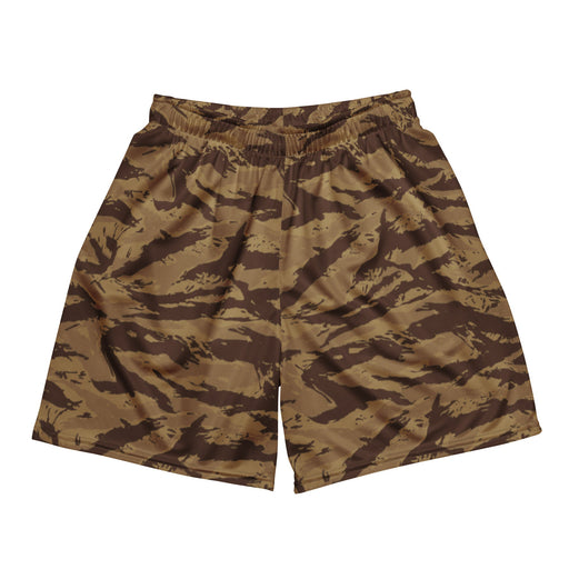 Lizard Greek Desert CAMO Unisex Mesh Shorts - 2XS