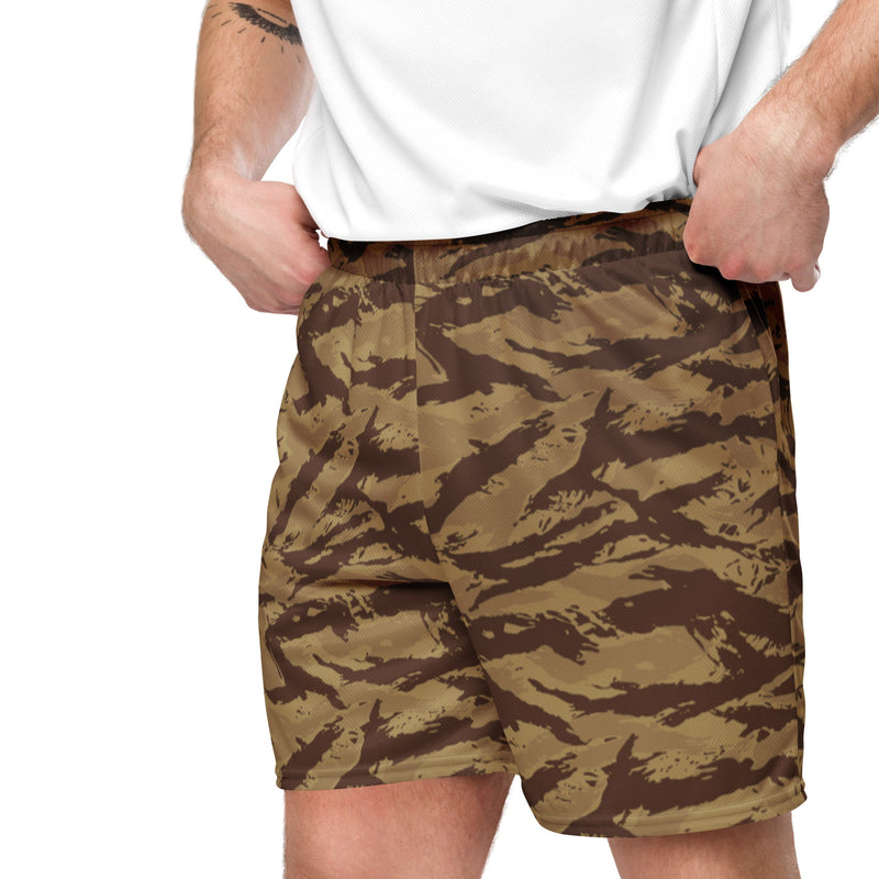 Lizard Greek Desert CAMO Unisex Mesh Shorts