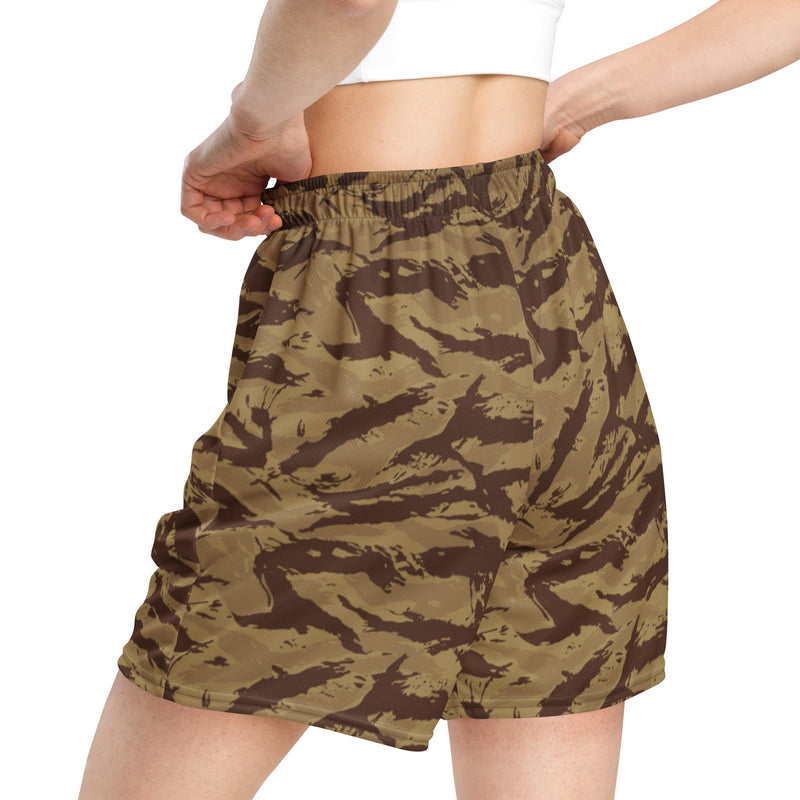 Lizard Greek Desert CAMO Unisex Mesh Shorts
