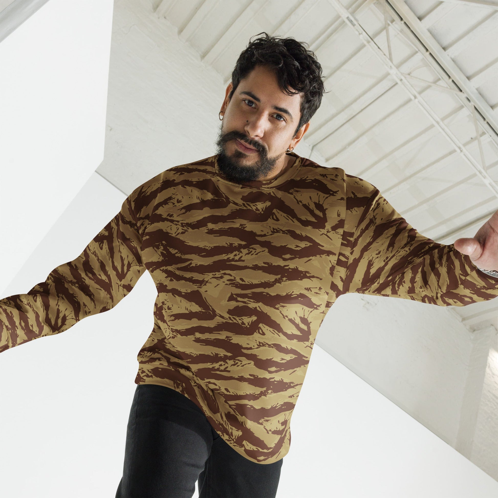 Greek Lizard Desert CAMO Unisex Sweatshirt - Sweatshirts