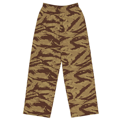 Lizard Greek Desert CAMO Unisex Wide-Leg Leisure Pants - 2XS - Pant
