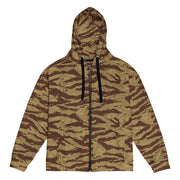Lizard Greek Desert CAMO Unisex Zip Hoodie - 2XS