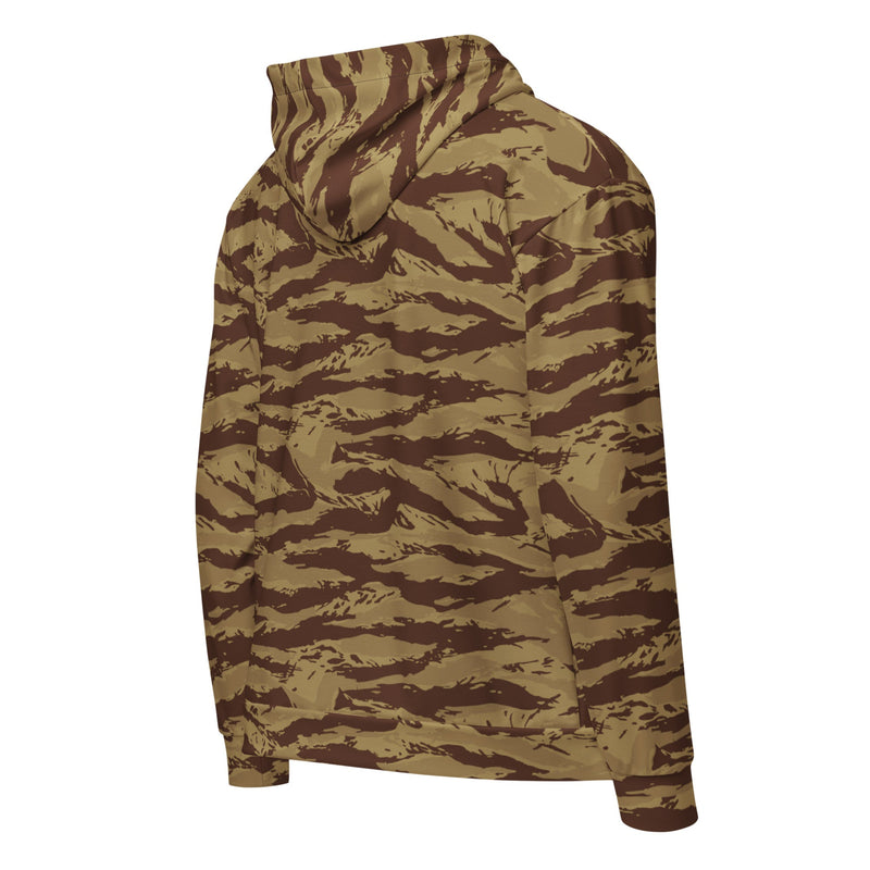 Lizard Greek Desert CAMO Unisex Zip Hoodie