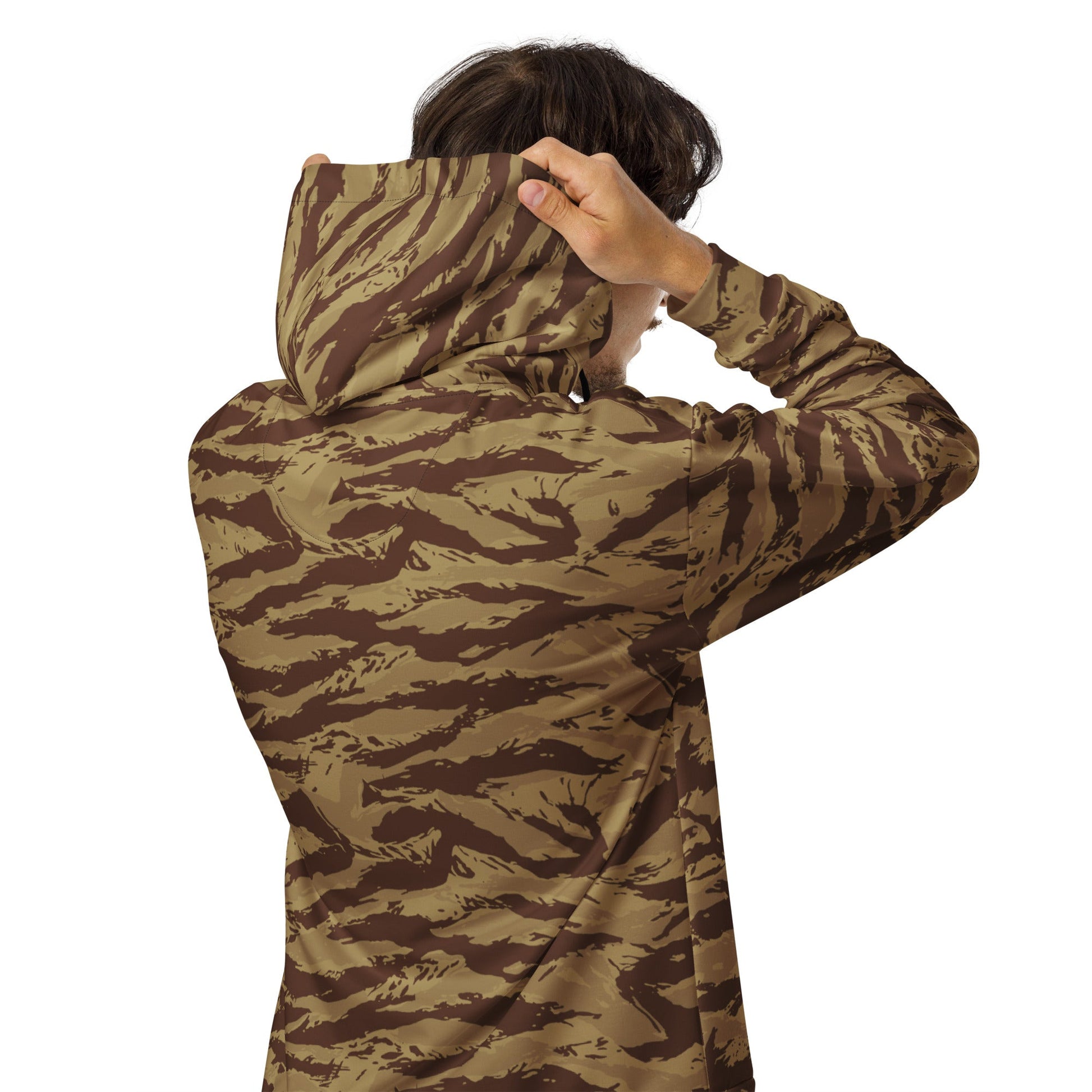 Greek Lizard Desert CAMO Unisex zip hoodie - Zip Hoodies