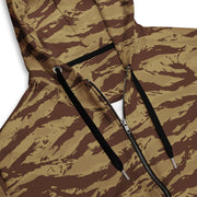 Lizard Greek Desert CAMO Unisex Zip Hoodie