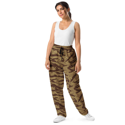 Greek Lizard Desert CAMO Wide-leg joggers - Joggers