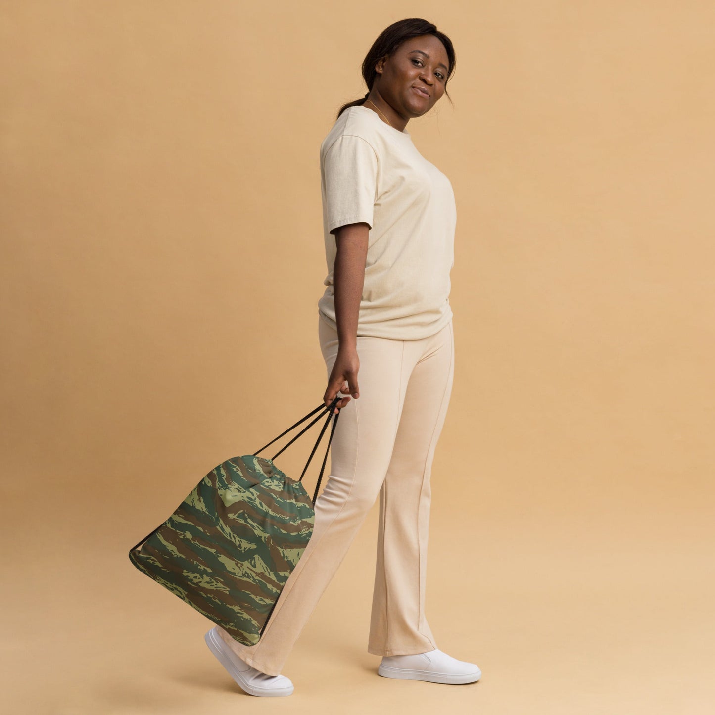 Greek Lizard CAMO Drawstring Bag - Bags