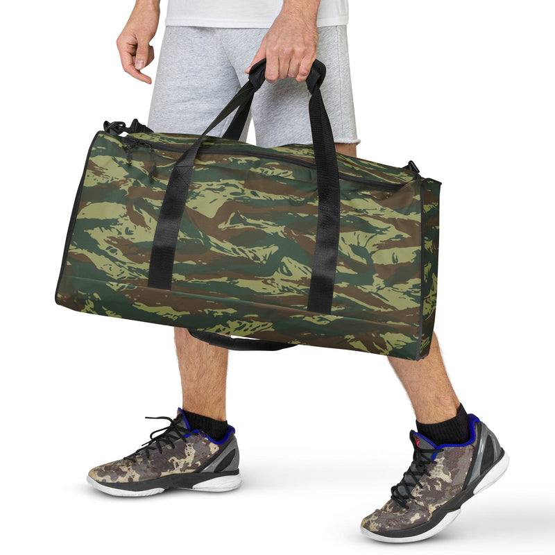 Lizard Greek Woodland CAMO Duffle Bag
