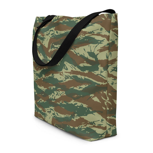 Greek Lizard CAMO Large Tote Bag - Bags