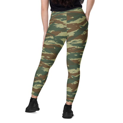 Greek Lizard CAMO Leggings with pockets - Womens With Pockets