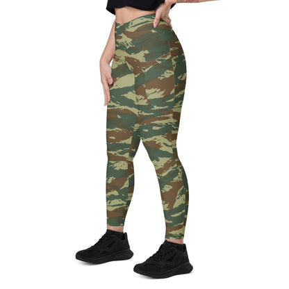 Greek Lizard CAMO Leggings with pockets - Womens With Pockets