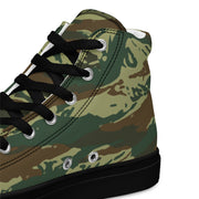 Lizard Greek Woodland CAMO Mens High-Top Canvas Shoes