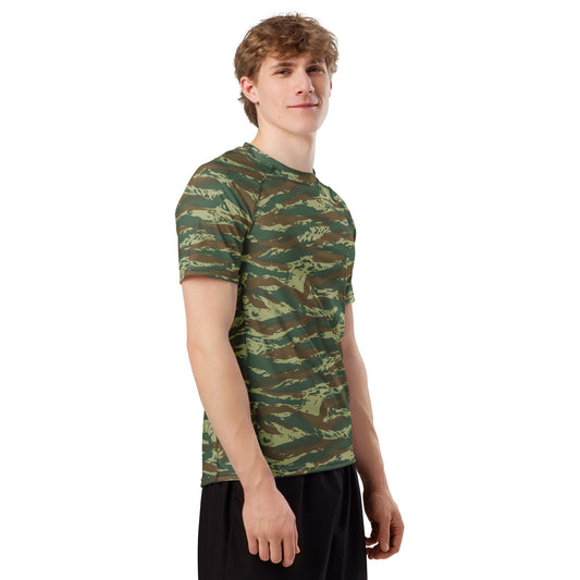 Greek Lizard CAMO Mens Short-Sleeve Rash Guard - Short-sleeve Guards