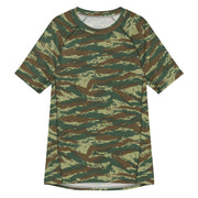 Lizard Greek Woodland CAMO Mens Short-Sleeve Rash Guard - 2XS - SS
