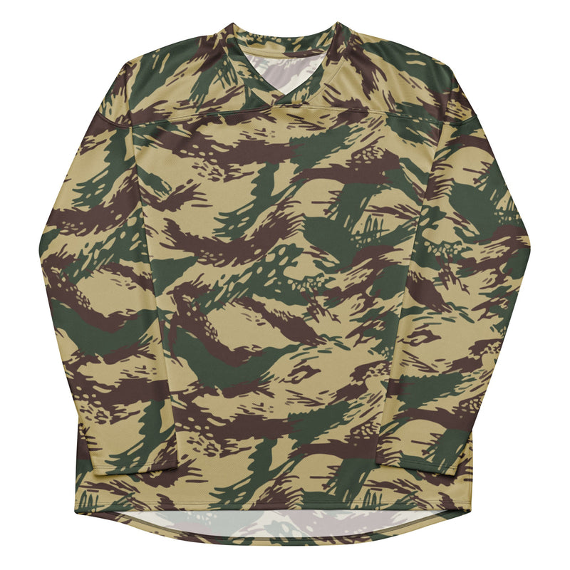 Lizard Greek Naval Special Warfare CAMO Unisex Hockey Fan Jersey