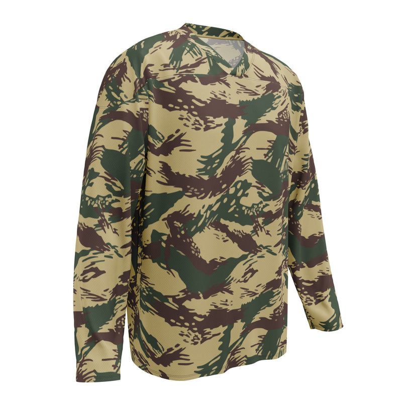 Lizard Greek Naval Special Warfare CAMO Unisex Hockey Fan Jersey