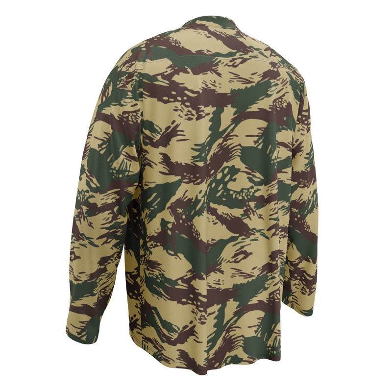 Lizard Greek Naval Special Warfare CAMO Unisex Hockey Fan Jersey