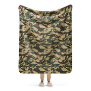 Lizard Greek Naval Special Warfare CAMO Sherpa Blanket - 50″×60″