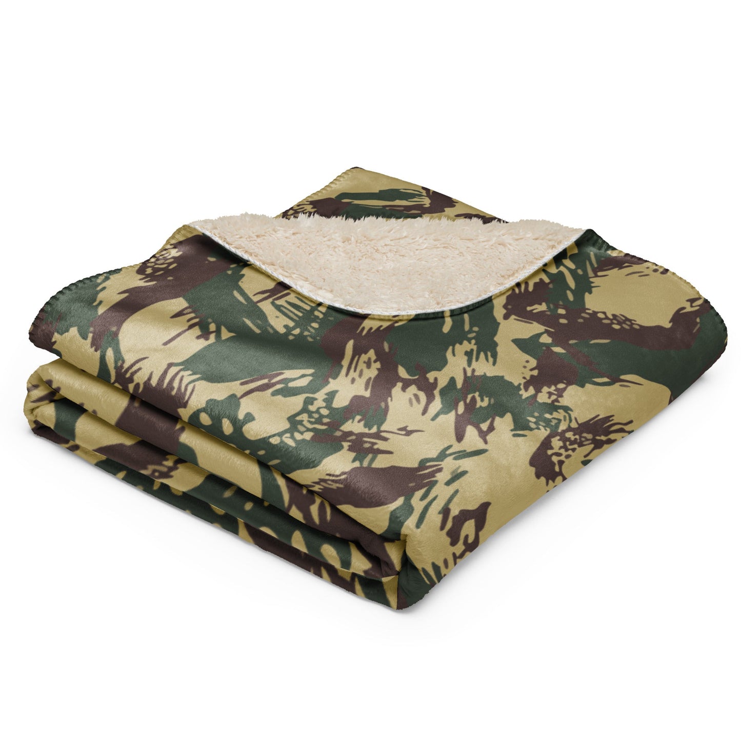 Greek Lizard Navy Special Warfare CAMO Sherpa blanket - Blankets