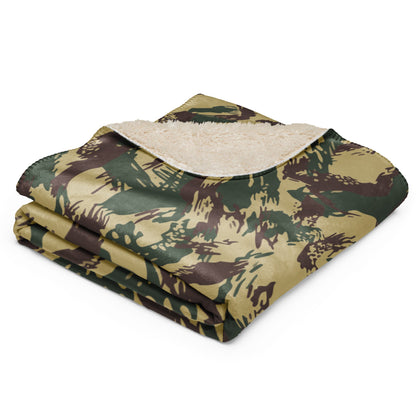 Greek Lizard Navy Special Warfare CAMO Sherpa blanket - Blankets