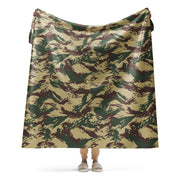 Lizard Greek Naval Special Warfare CAMO Sherpa Blanket - 60″×80″