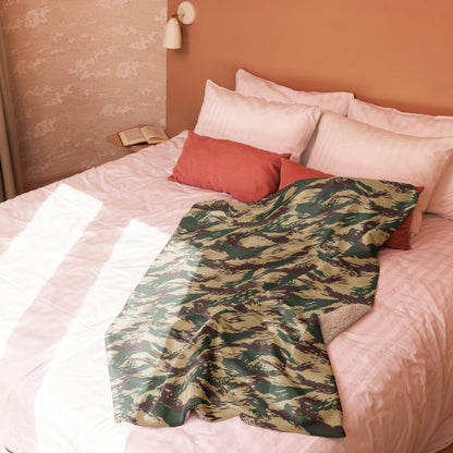 Greek Lizard Navy Special Warfare CAMO Sherpa blanket - Blankets