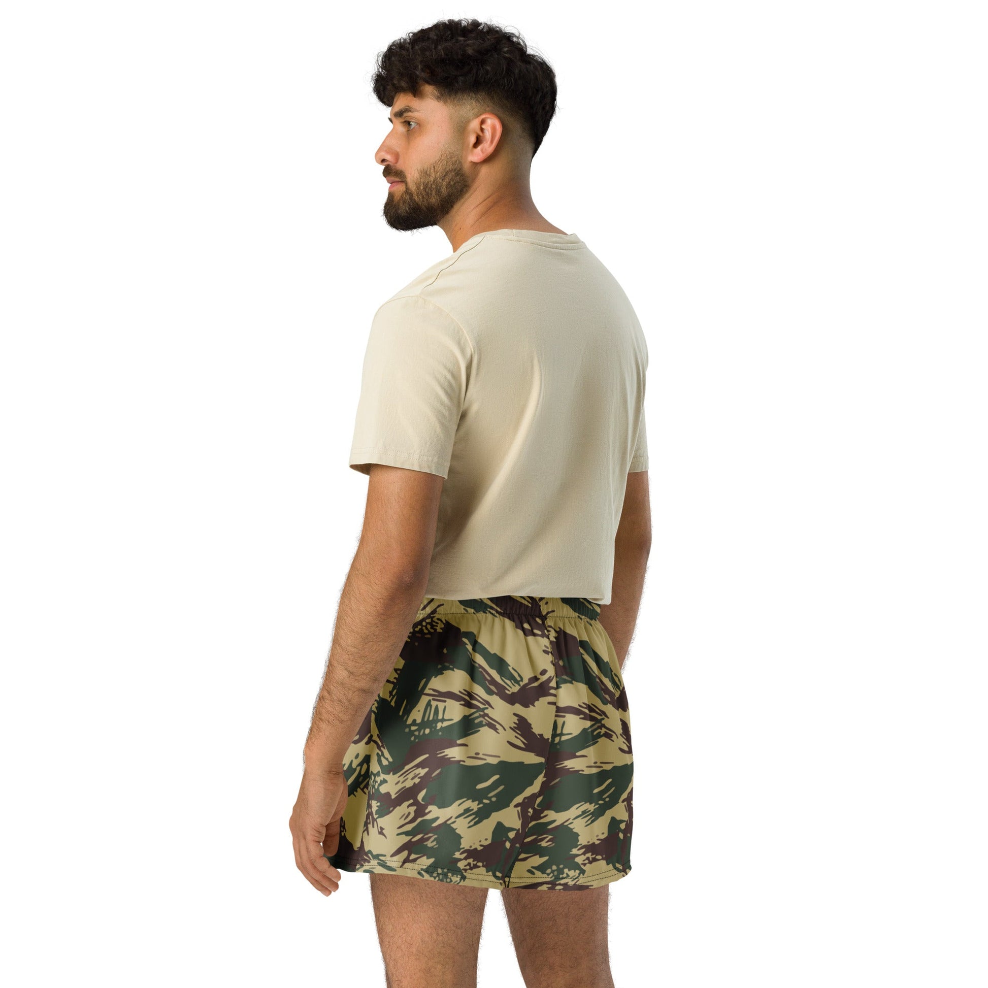 Greek Lizard Navy Special Warfare CAMO Unisex Athletic Shorts