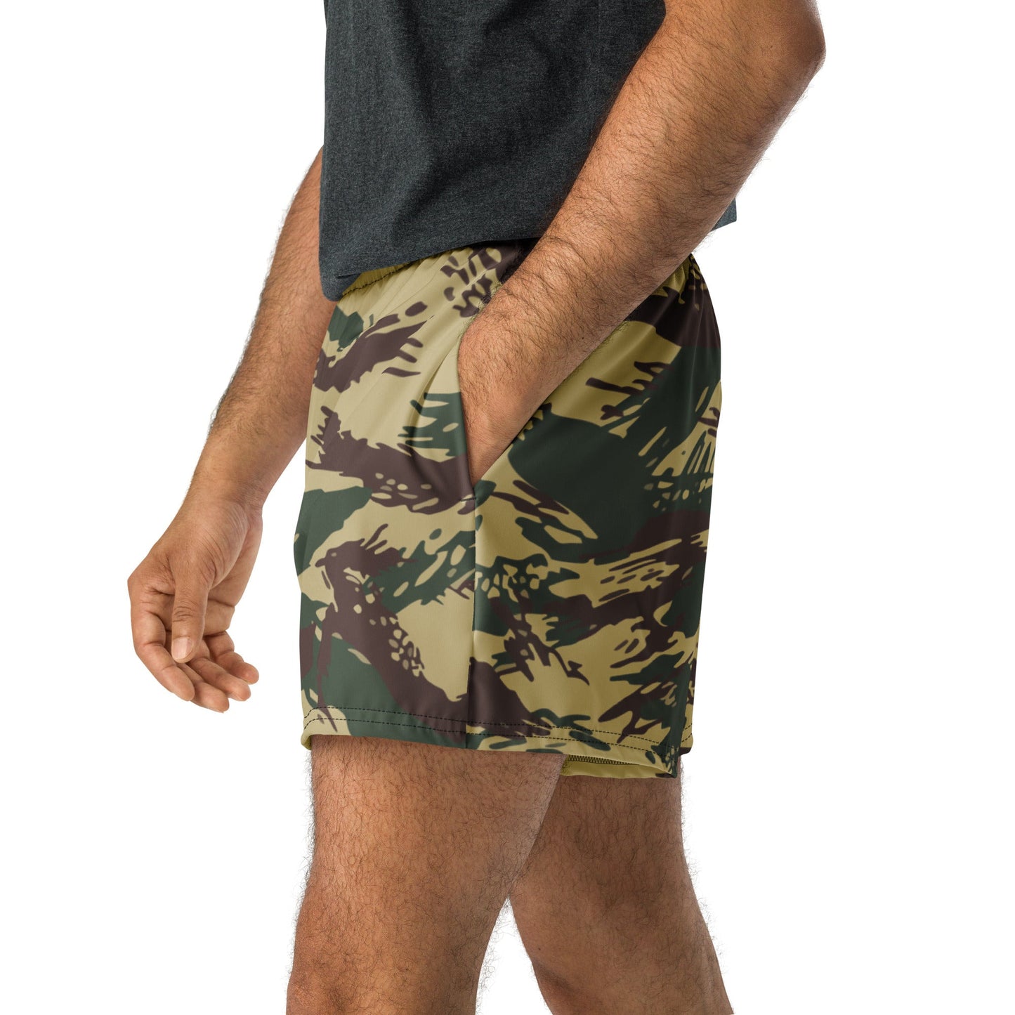 Greek Lizard Navy Special Warfare CAMO Unisex Athletic Shorts - XS