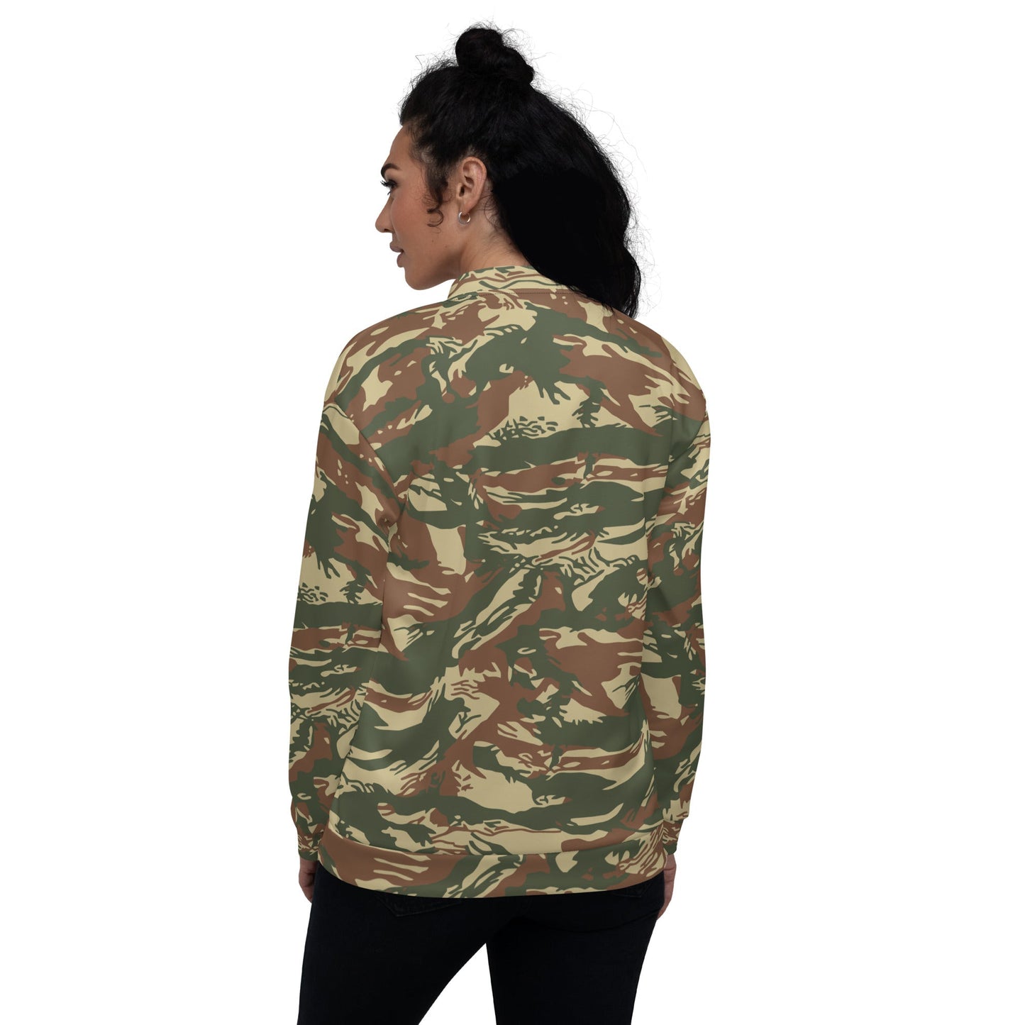 Greek Lizard Navy Special Warfare CAMO Unisex Bomber Jacket - Jackets