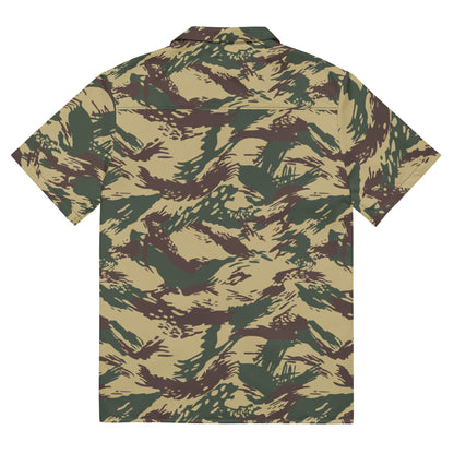 Greek Lizard Navy Special Warfare CAMO Unisex button shirt - Button Shirts