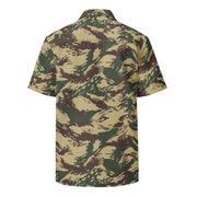 Lizard Greek Naval Special Warfare CAMO Unisex Short-Sleeve Button Shirt - Button-Up