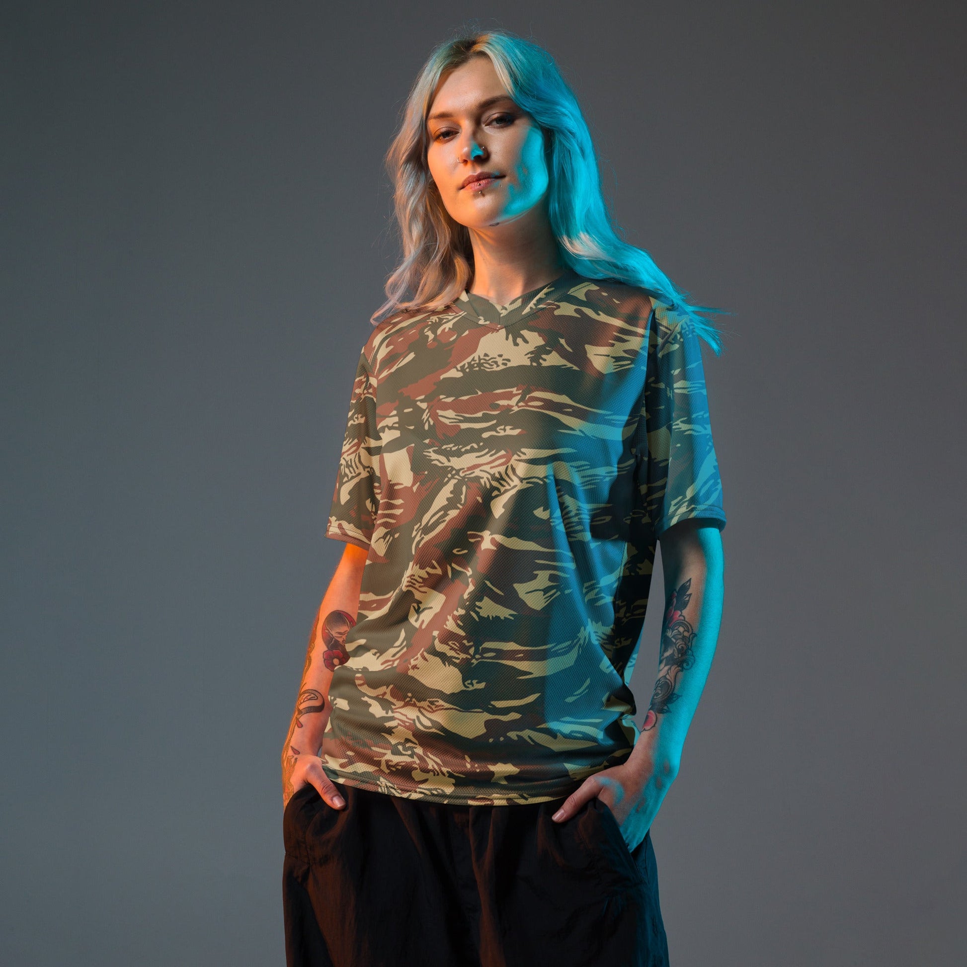 Greek Lizard Navy Special Warfare CAMO unisex sports jersey - Sports Jerseys