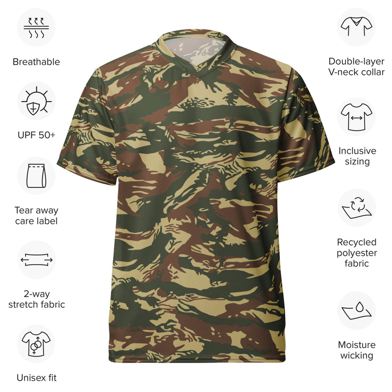 Lizard Greek Naval Special Warfare CAMO Unisex Sports Jersey
