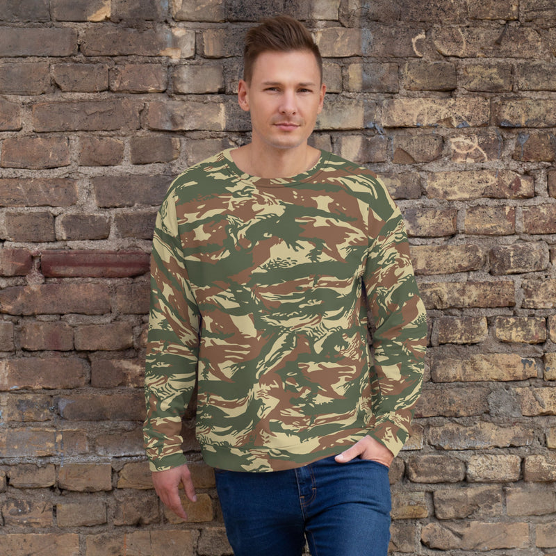 Lizard Greek Naval Special Warfare CAMO Unisex Sweatshirt - XS
