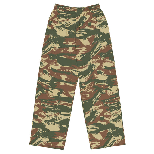 Lizard Greek Naval Special Warfare CAMO Unisex Wide-Leg Leisure Pants - 2XS - Pant