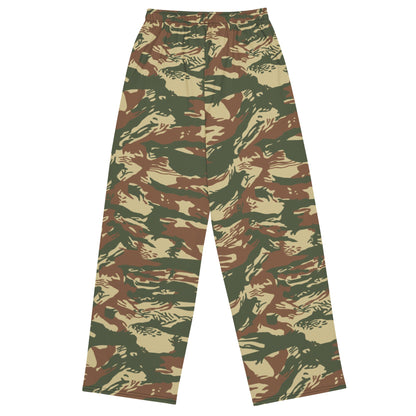 Greek Lizard Navy Special Warfare CAMO unisex wide-leg pants - Wide-leg Pants