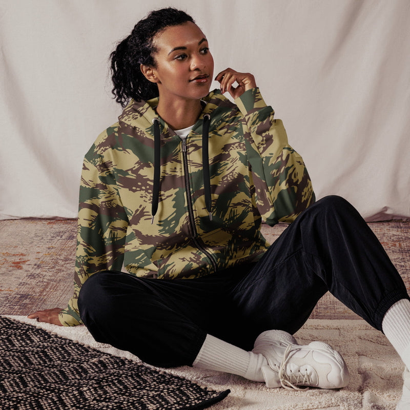 Lizard Greek Naval Special Warfare CAMO Unisex Zip Hoodie