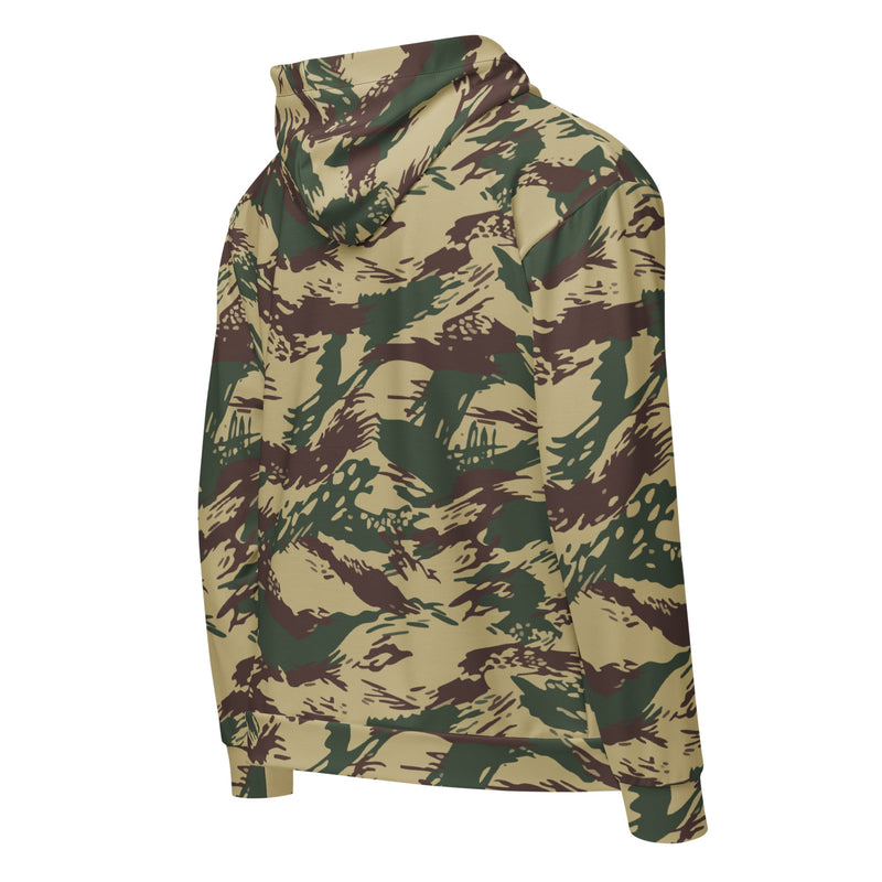Lizard Greek Naval Special Warfare CAMO Unisex Zip Hoodie