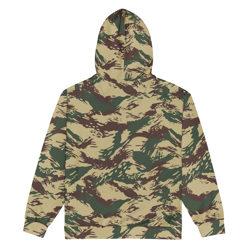 Lizard Greek Naval Special Warfare CAMO Unisex Zip Hoodie