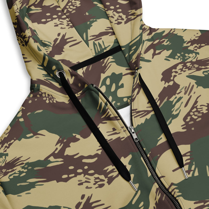 Lizard Greek Naval Special Warfare CAMO Unisex Zip Hoodie