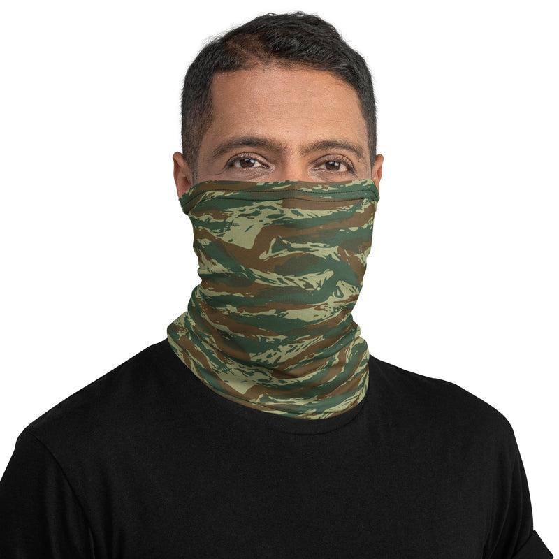 Lizard Greek Woodland CAMO Neck Gaiter - Head