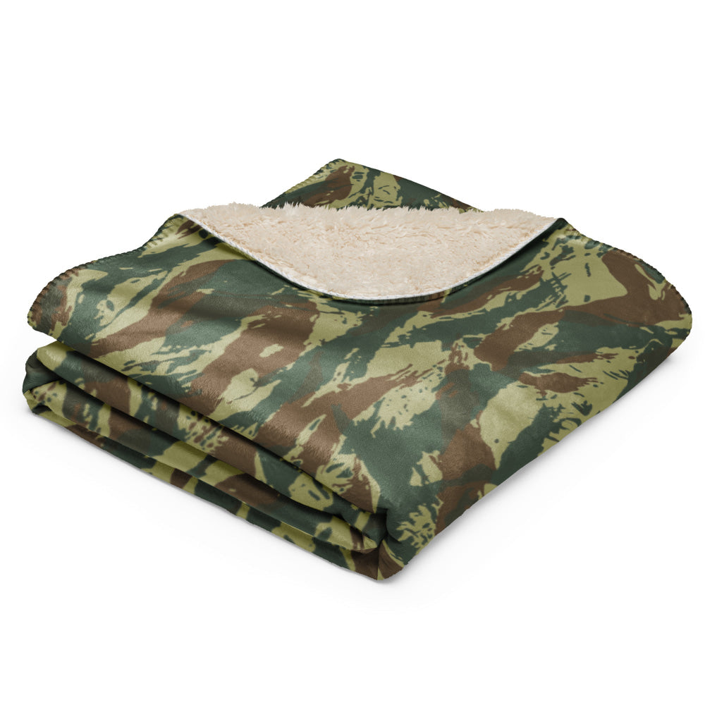 Greek Lizard CAMO Sherpa blanket - Blanket