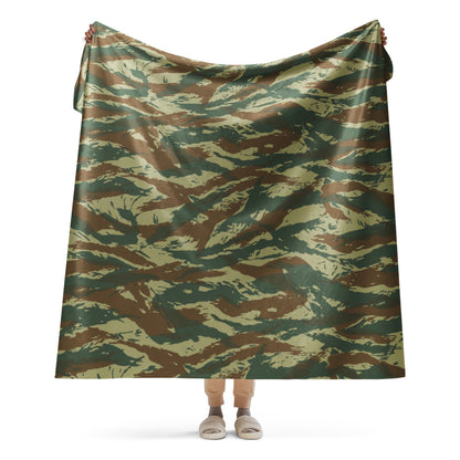 Greek Lizard CAMO Sherpa blanket - 60″×80″ - Blanket