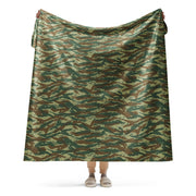 Lizard Greek Woodland CAMO Sherpa Blanket - 60″×80″