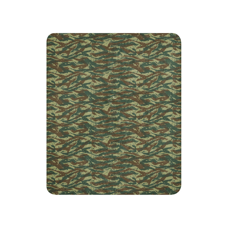 Lizard Greek Woodland CAMO Sherpa Blanket
