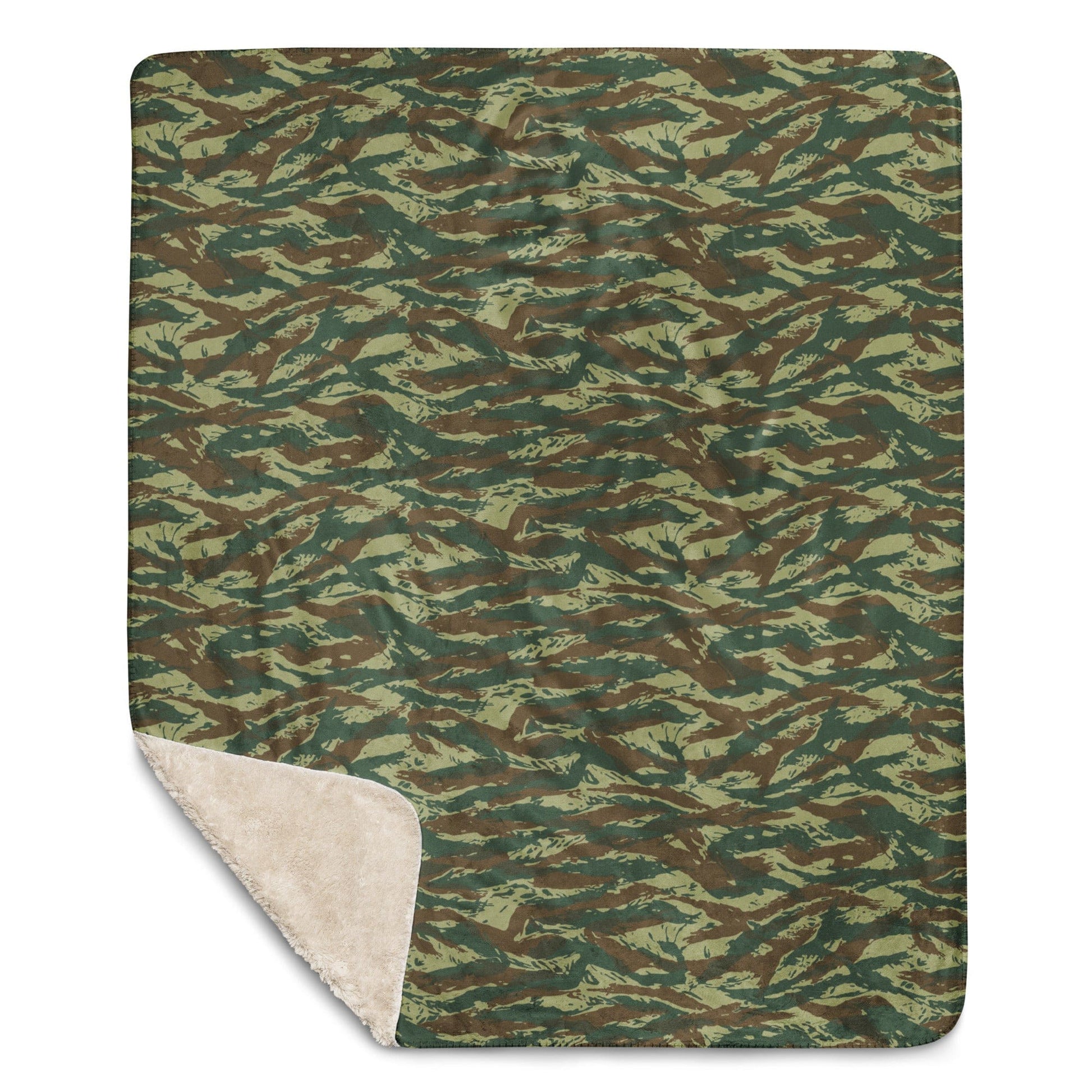 Greek Lizard CAMO Sherpa blanket - Blankets