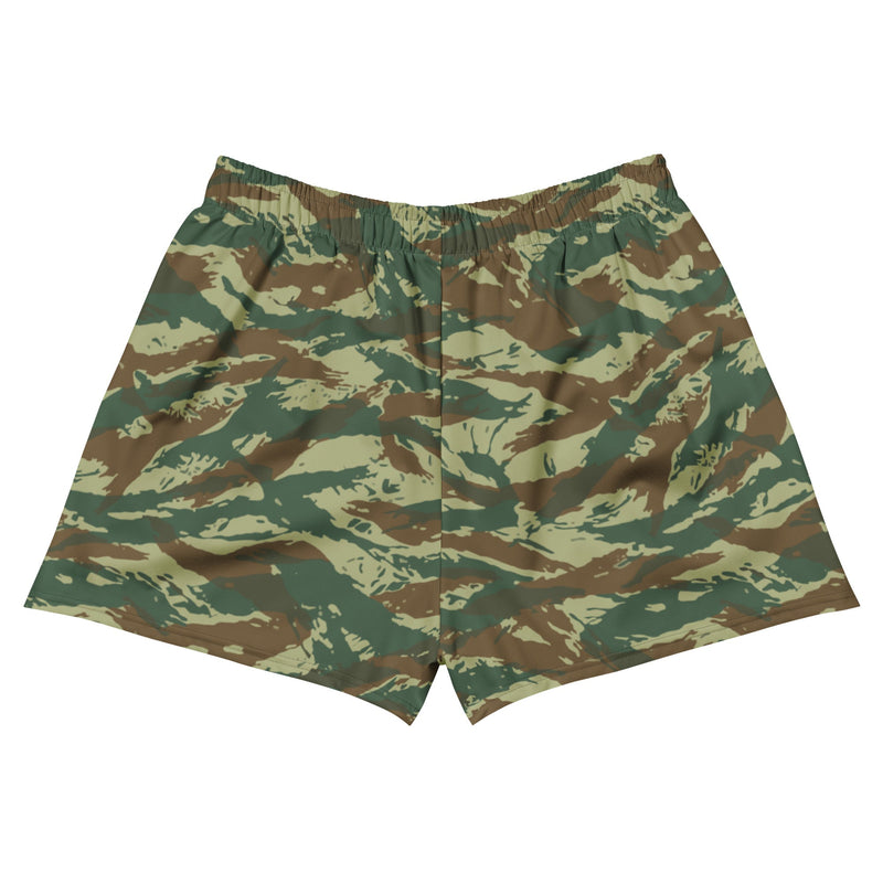Lizard Greek Woodland CAMO Unisex Athletic Shorts