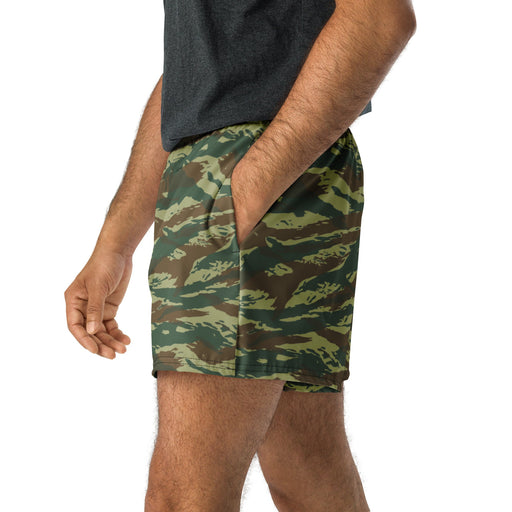Lizard Greek Woodland CAMO Unisex Athletic Shorts - XS